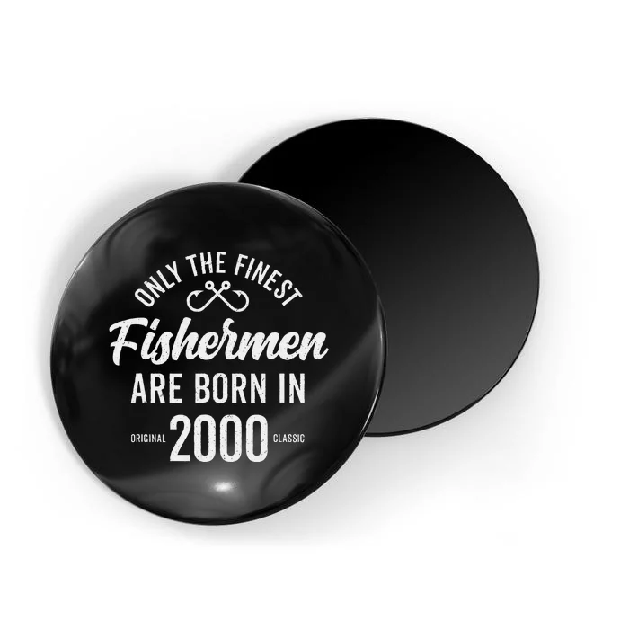 23 Year Old Fisherman Fishing 2000 23rd Birthday Gift Magnet