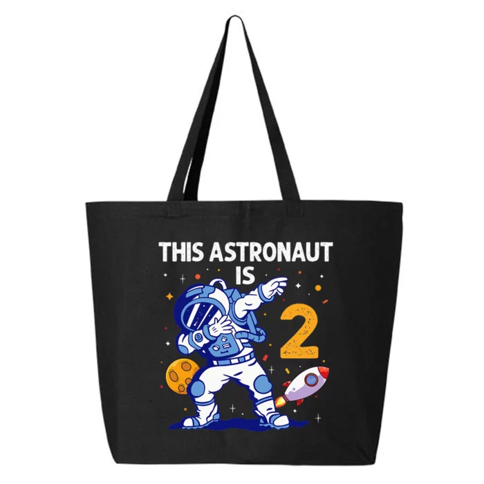 2 Year Old Astronaut Space Planet 2nd Birthday Two 25L Jumbo Tote