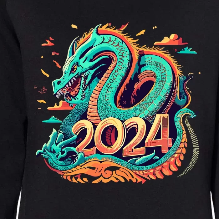 2024 Year Of The Dragon Chinese New Year 2024 Womens California Wash Sweatshirt