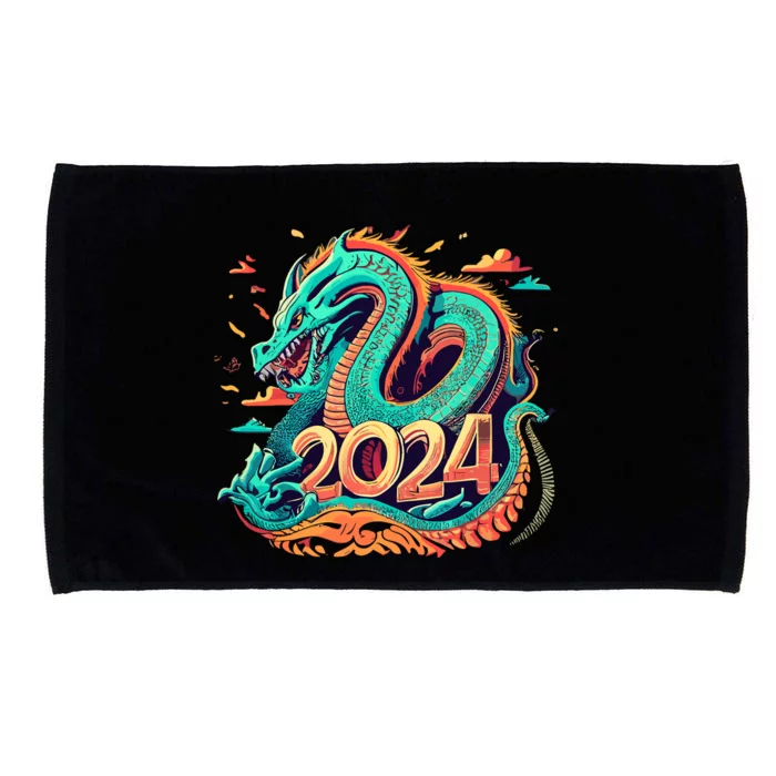 2024 Year Of The Dragon Chinese New Year 2024 Microfiber Hand Towel