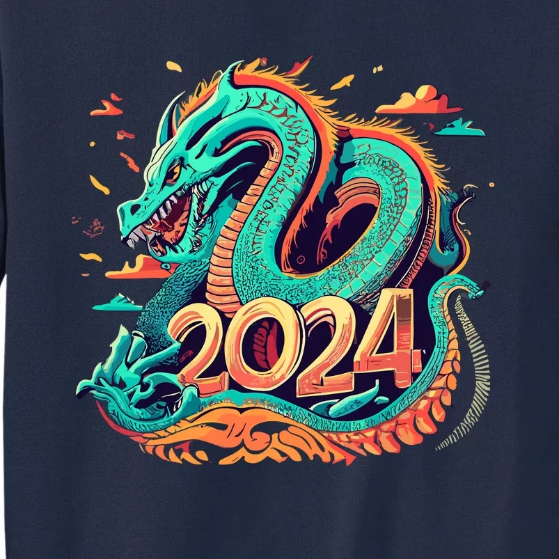 2024 Year Of The Dragon Chinese New Year 2024 Tall Sweatshirt