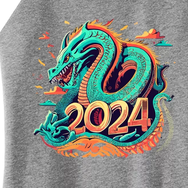 2024 Year Of The Dragon Chinese New Year 2024 Women’s Perfect Tri Rocker Tank