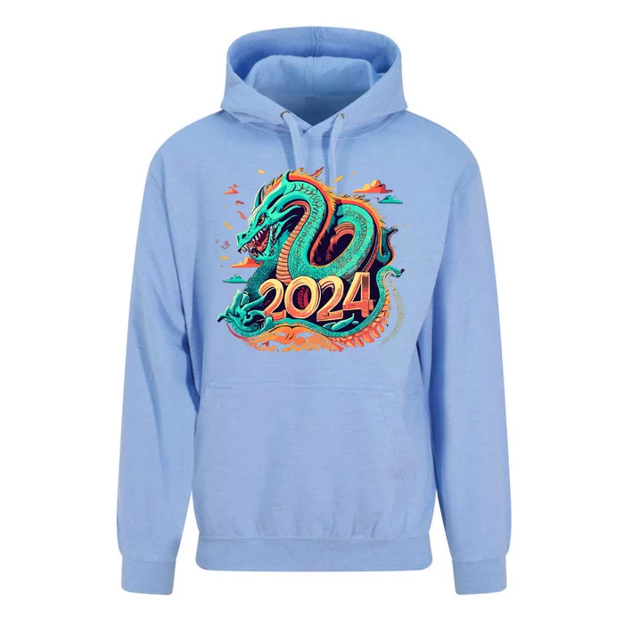 2024 Year Of The Dragon Chinese New Year 2024 Unisex Surf Hoodie