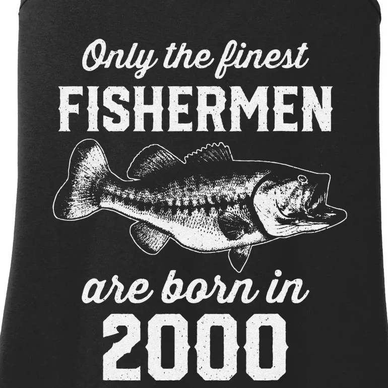 23 Year Old Fisherman Fishing 2000 23rd Birthday Ladies Essential Tank