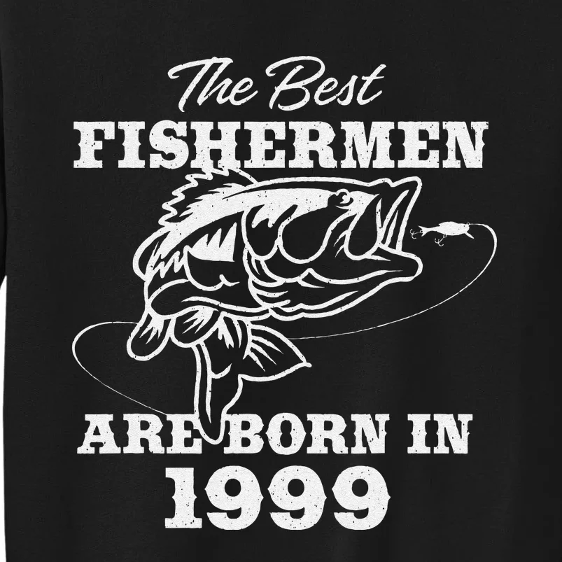 24 Year Old Fisherman Fishing 1999 24th Birthday Sweatshirt