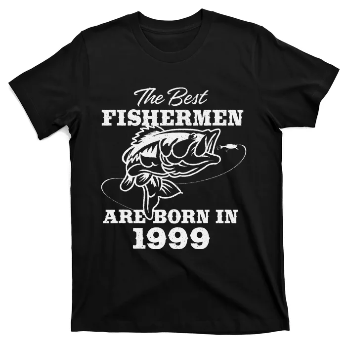 24 Year Old Fisherman Fishing 1999 24th Birthday T-Shirt