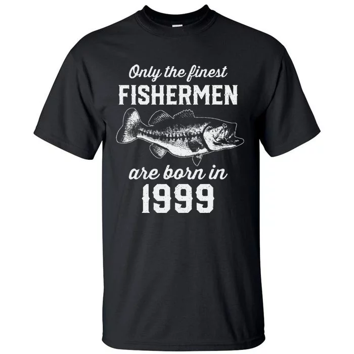 24 Year Old Fishing Fisherman 1999 24th Birthday Tall T-Shirt