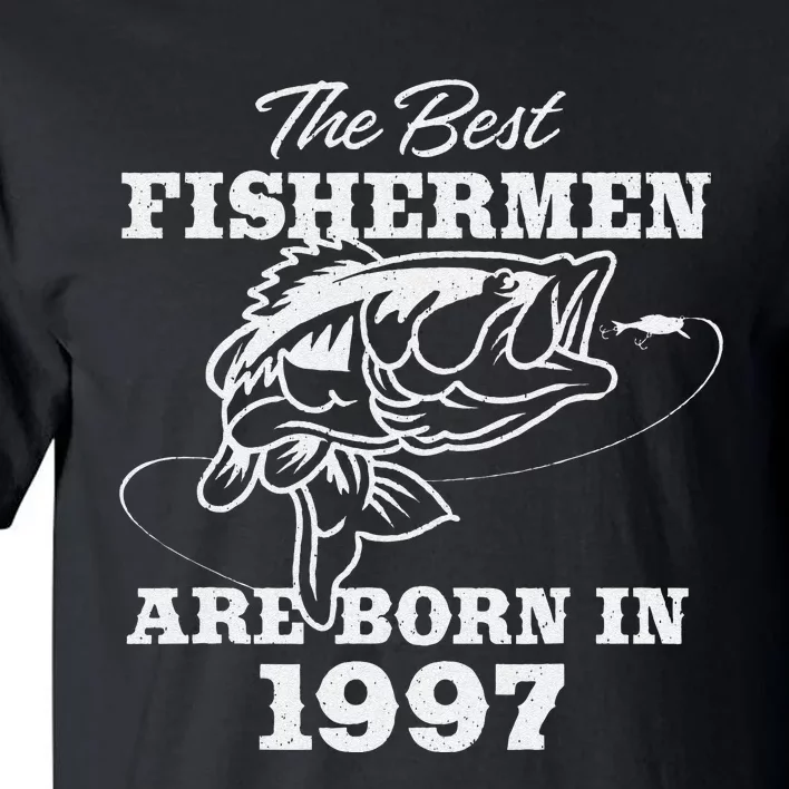 26 Year Old Fisherman Fishing 1997 26th Birthday Tall T-Shirt