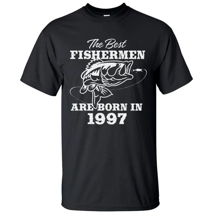 26 Year Old Fisherman Fishing 1997 26th Birthday Tall T-Shirt