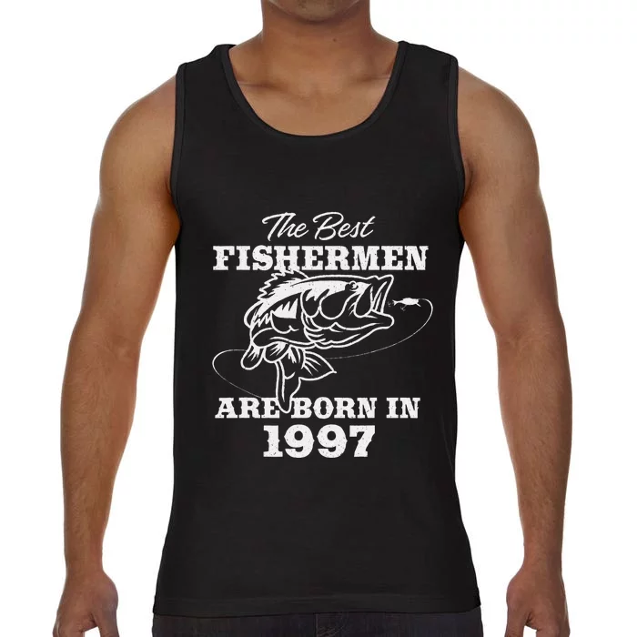 26 Year Old Fisherman Fishing 1997 26th Birthday Comfort Colors® Tank Top