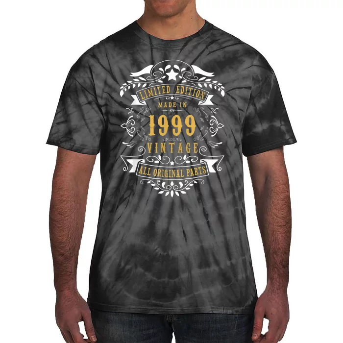 24 Years Old 24th Birthday Made Born in 1999 Boys Girls Tie-Dye T-Shirt