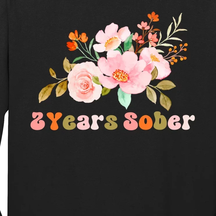 2 Years Sober Gift Sober Anniversary Gift Sobriety Gift Recovery Soberversary Long Sleeve Shirt