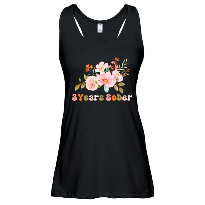 2 Years Sober Gift Sober Anniversary Gift Sobriety Gift Recovery Soberversary Ladies Essential Flowy Tank