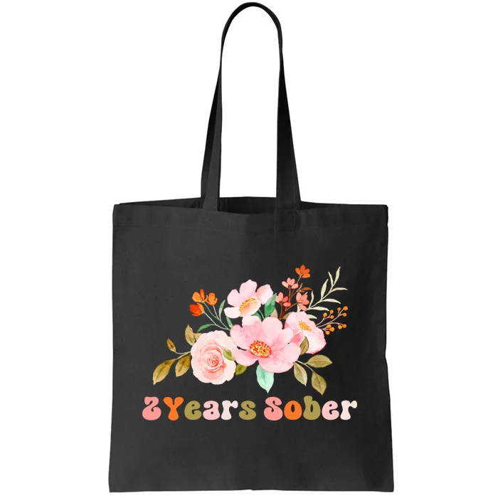 2 Years Sober Gift Sober Anniversary Gift Sobriety Gift Recovery Soberversary Tote Bag