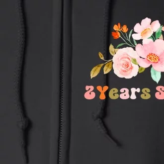 2 Years Sober Gift Sober Anniversary Gift Sobriety Gift Recovery Soberversary Full Zip Hoodie