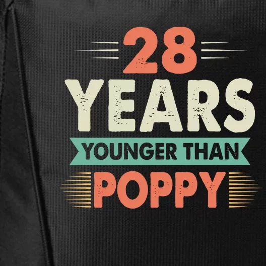 28 Years Younger Than Poppy City Backpack