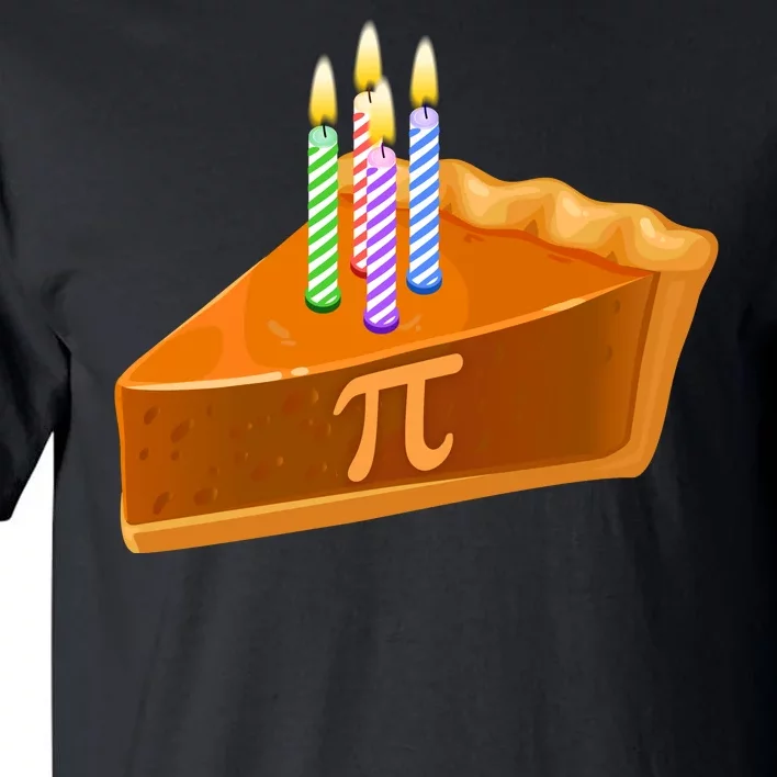 3.14 Happy Pi Day March 14 Birthday Slice Of Pie Tall T-Shirt