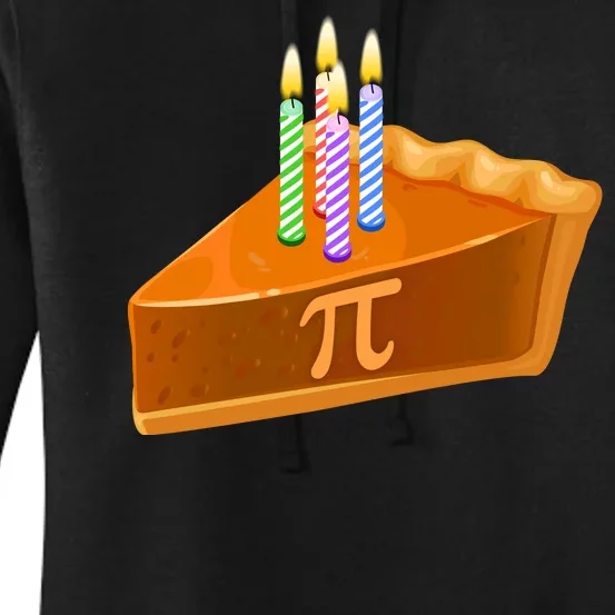 3.14 Happy Pi Day March 14 Birthday Slice Of Pie Women's Pullover Hoodie