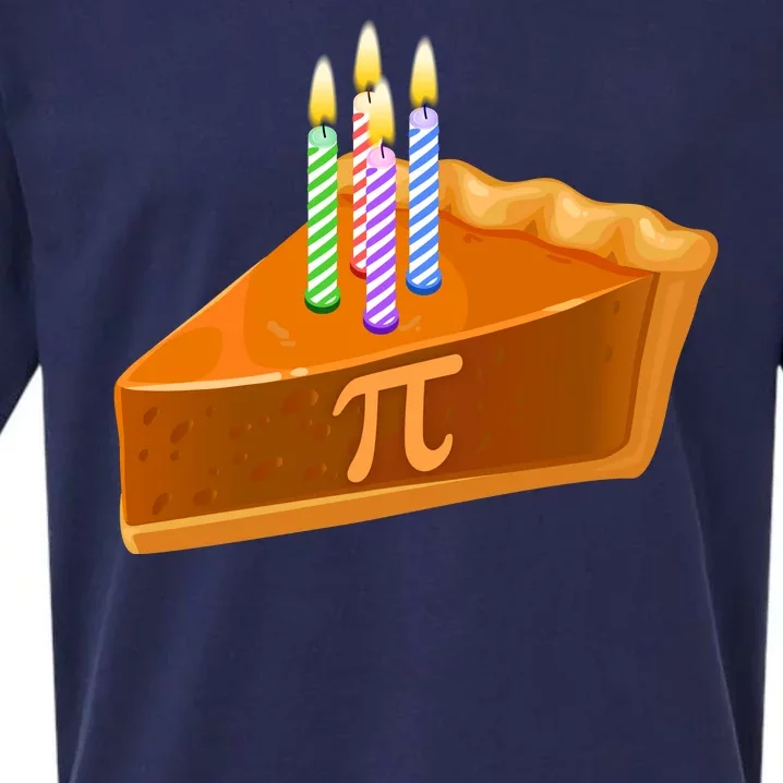 3.14 Happy Pi Day March 14 Birthday Slice Of Pie Sueded Cloud Jersey T-Shirt