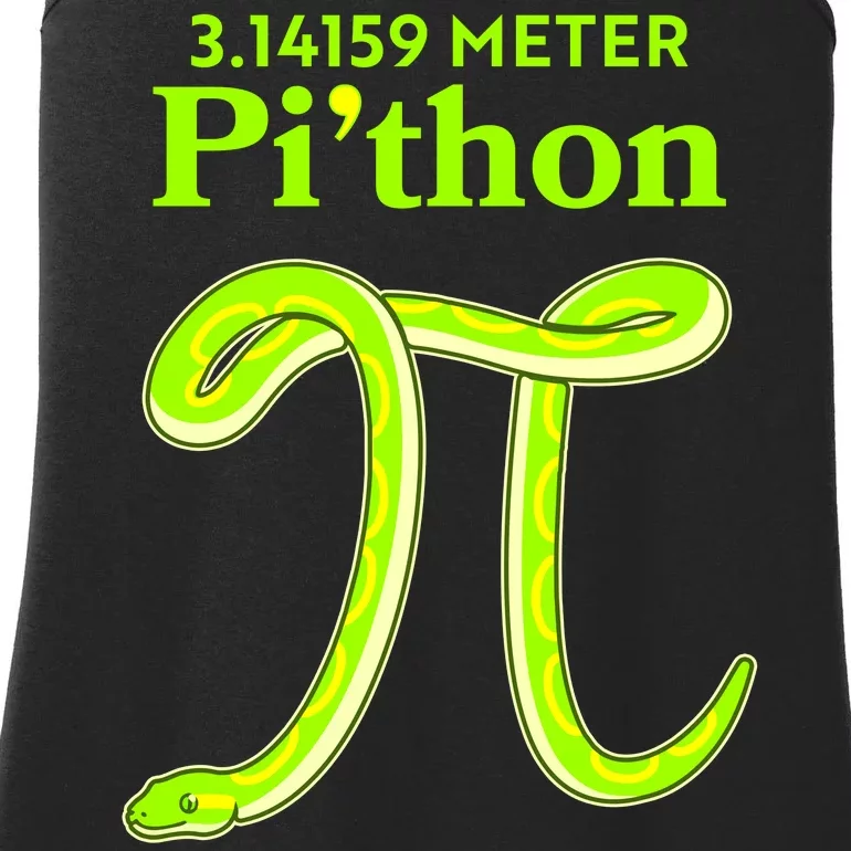 3.14 Meter Pi'thon Python Snake Pi Day March 14 Ladies Essential Tank