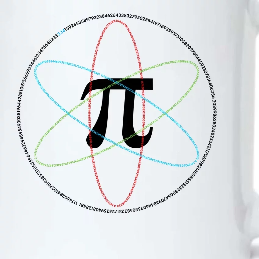 3.14 National Pi Day Numbers Science Symbol Black Color Changing Mug