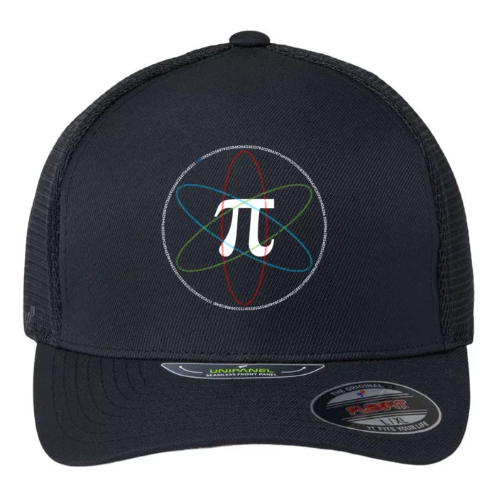 3.14 National Pi Day Numbers Science Symbol Flexfit Unipanel Trucker Cap