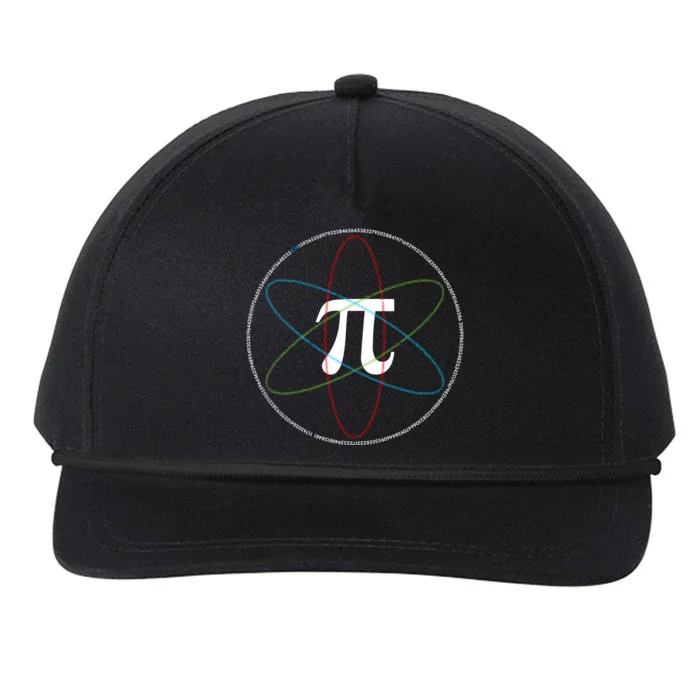 3.14 National Pi Day Numbers Science Symbol Snapback Five-Panel Rope Hat