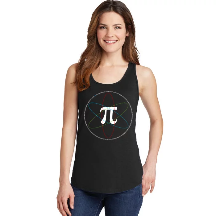 3.14 National Pi Day Numbers Science Symbol Ladies Essential Tank