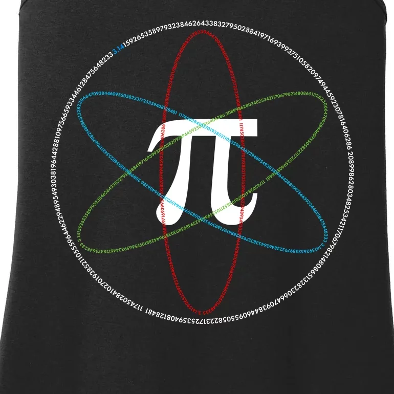 3.14 National Pi Day Numbers Science Symbol Ladies Essential Tank