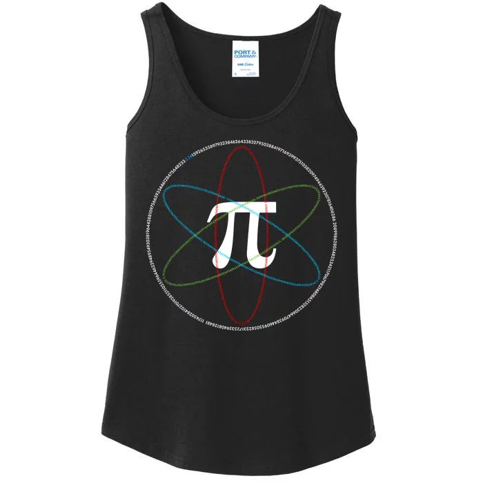 3.14 National Pi Day Numbers Science Symbol Ladies Essential Tank