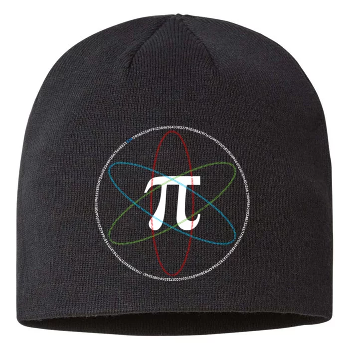 3.14 National Pi Day Numbers Science Symbol 8 1/2in Sustainable Knit Beanie