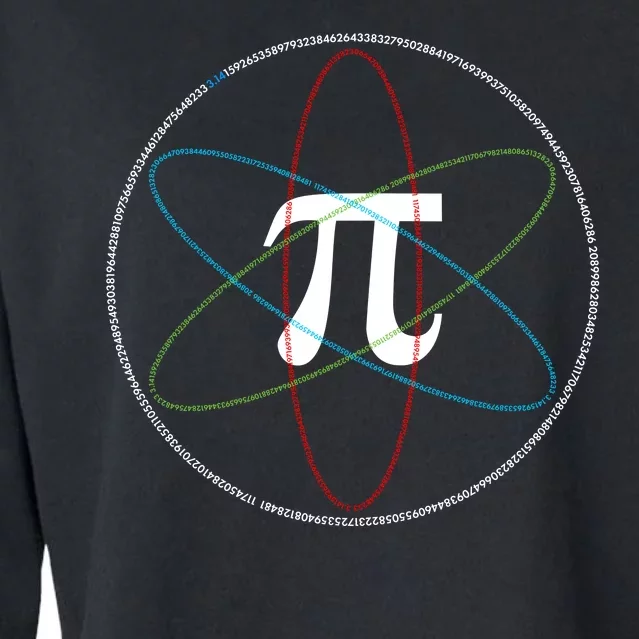 3.14 National Pi Day Numbers Science Symbol Cropped Pullover Crew