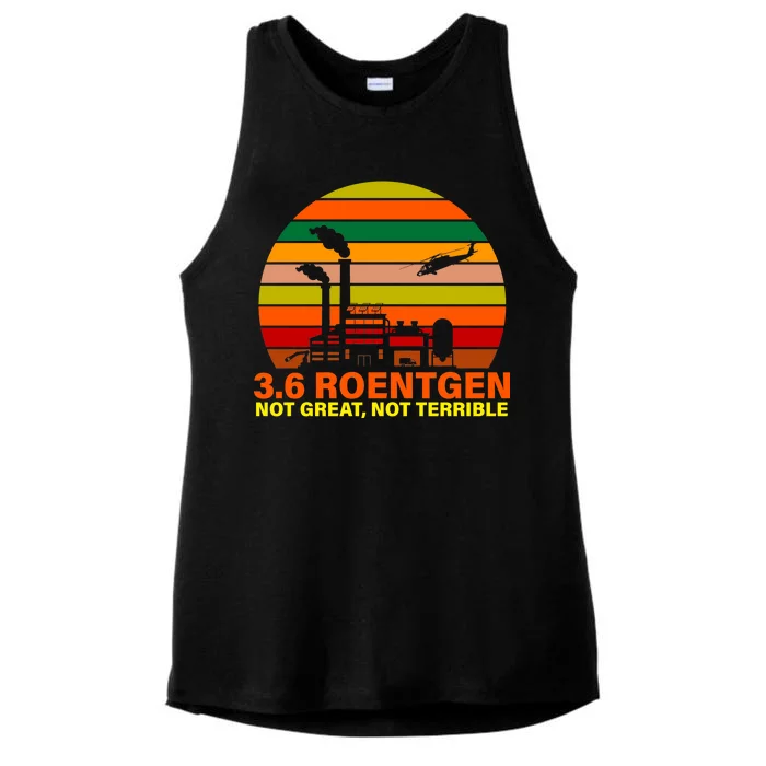 3.6 Roentgen Not Great, Not Terrible Ladies Tri-Blend Wicking Tank