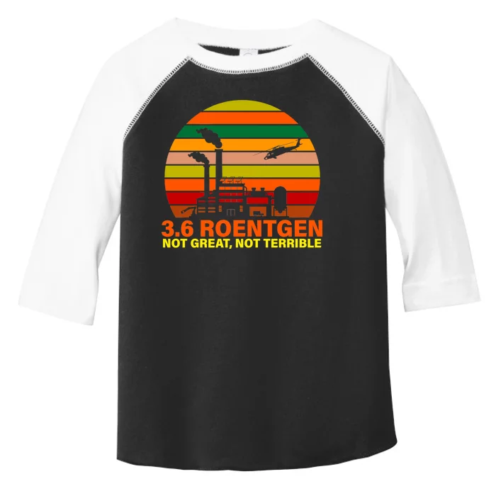 3.6 Roentgen Not Great, Not Terrible Toddler Fine Jersey T-Shirt