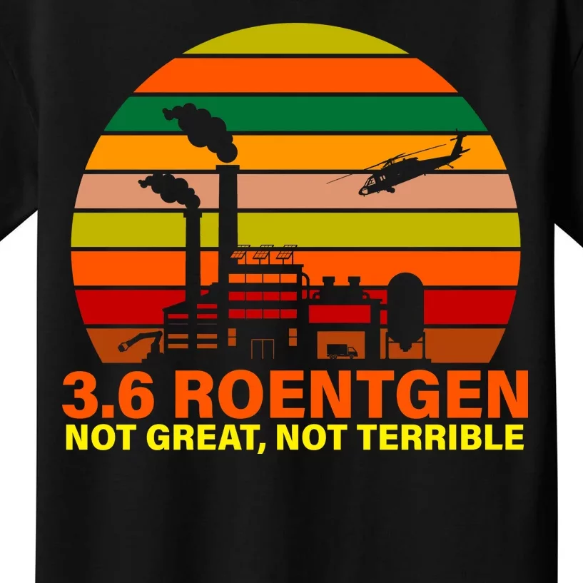 3.6 Roentgen Not Great, Not Terrible Kids T-Shirt