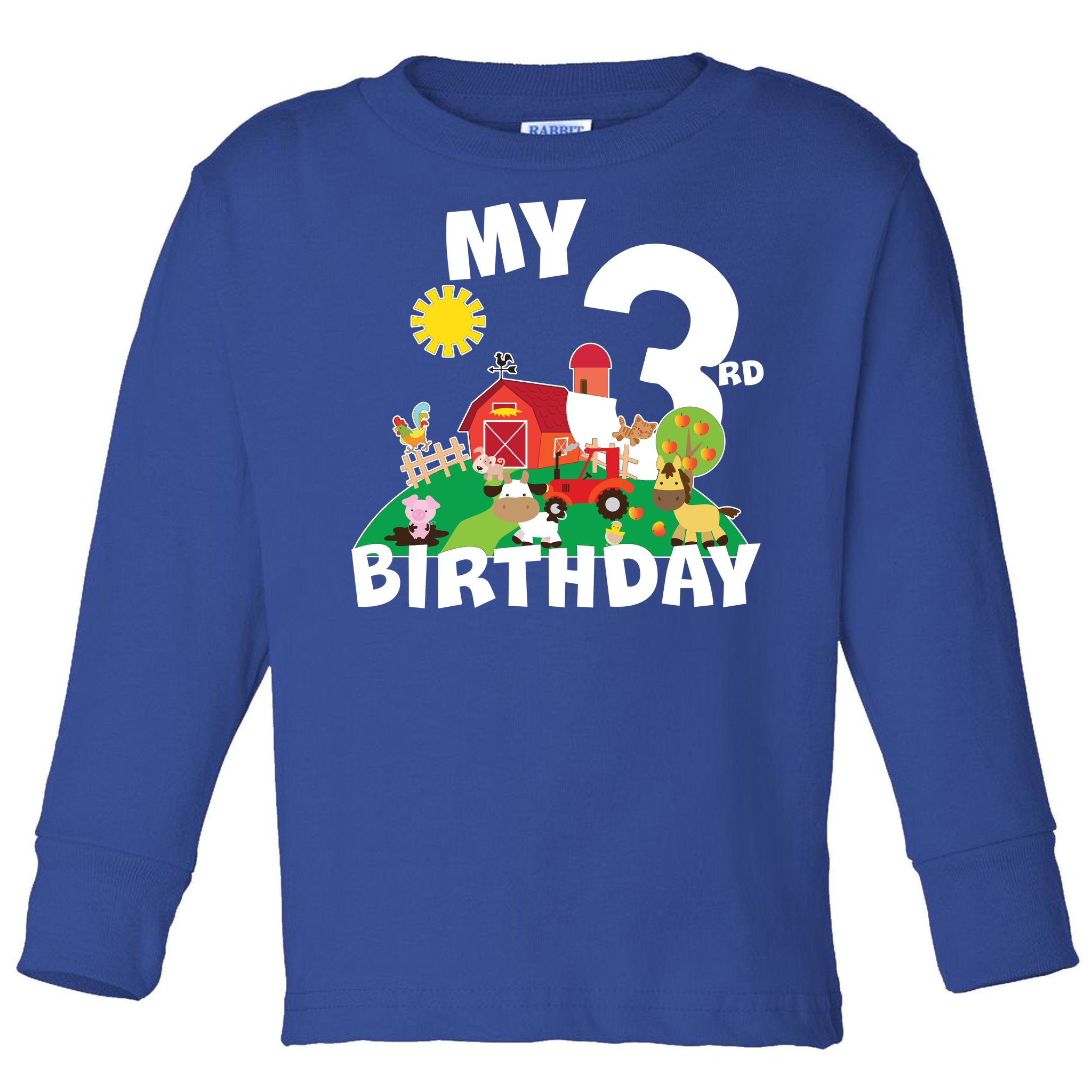 Bluey Birthday Shirt 3T T-Shirt / Long Sleeve