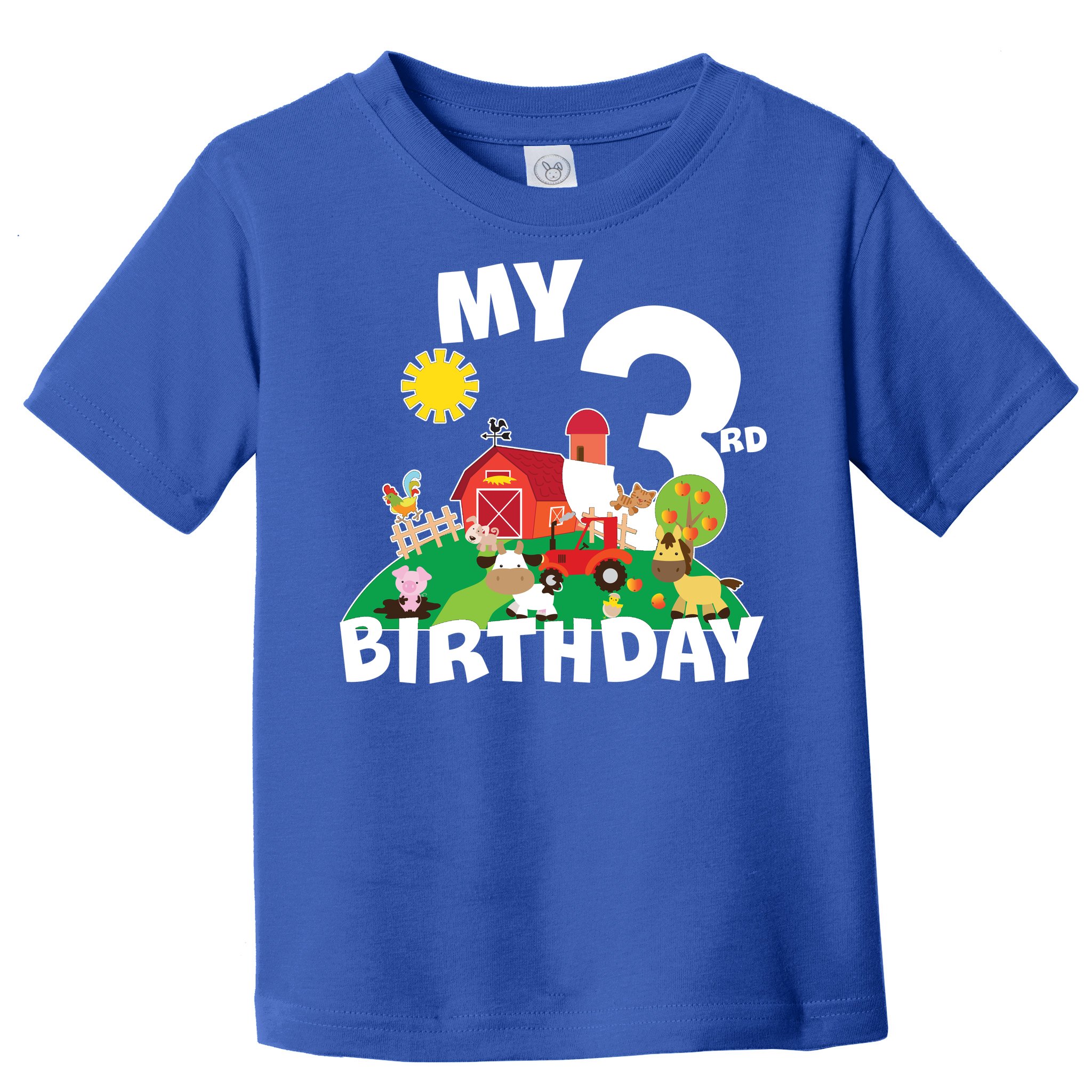 Keep Calm It's My 3rd Third Birthday T-Shirt Tee Gift For 3 Year Old 