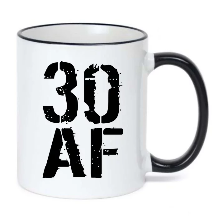 30 AF 30th Birthday Black Color Changing Mug