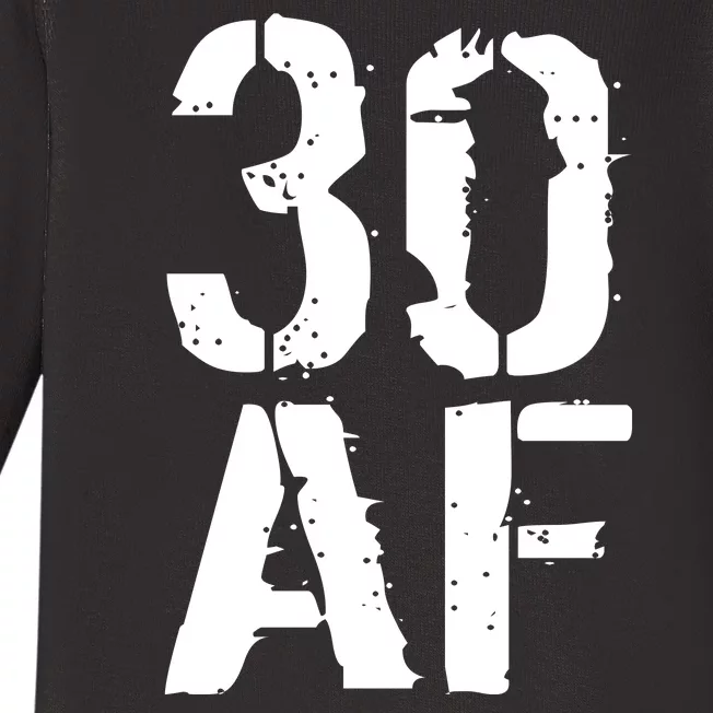 30 AF 30th Birthday Baby Long Sleeve Bodysuit