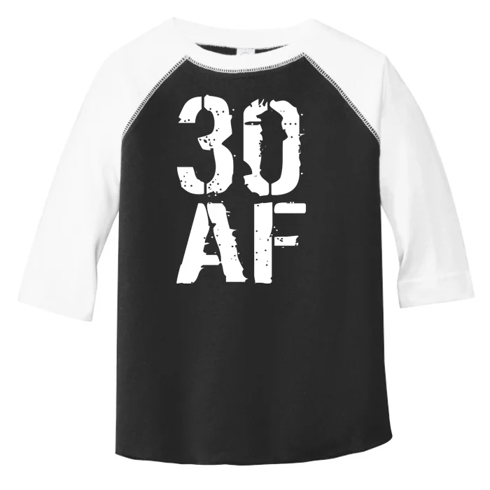 30 AF 30th Birthday Toddler Fine Jersey T-Shirt