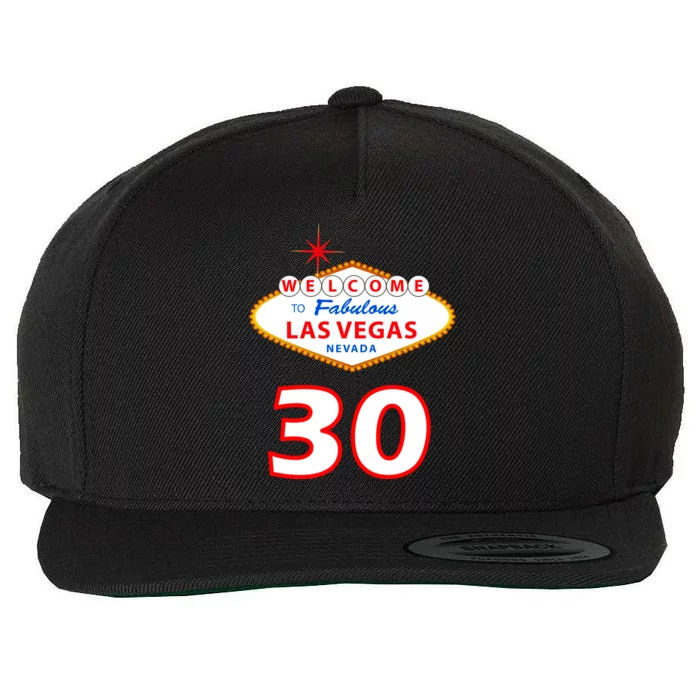 30 Years Old In Vegas - 30th Birthday Wool Snapback Cap