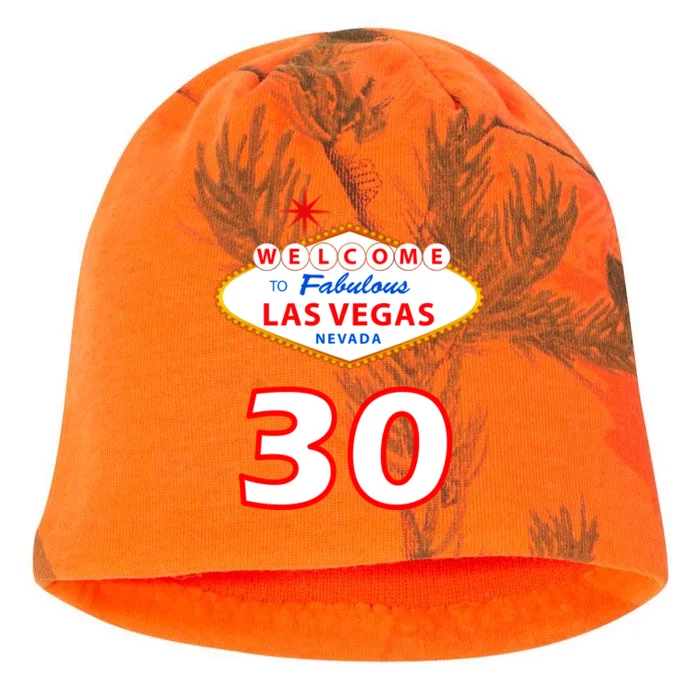 30 Years Old In Vegas - 30th Birthday Kati - Camo Knit Beanie