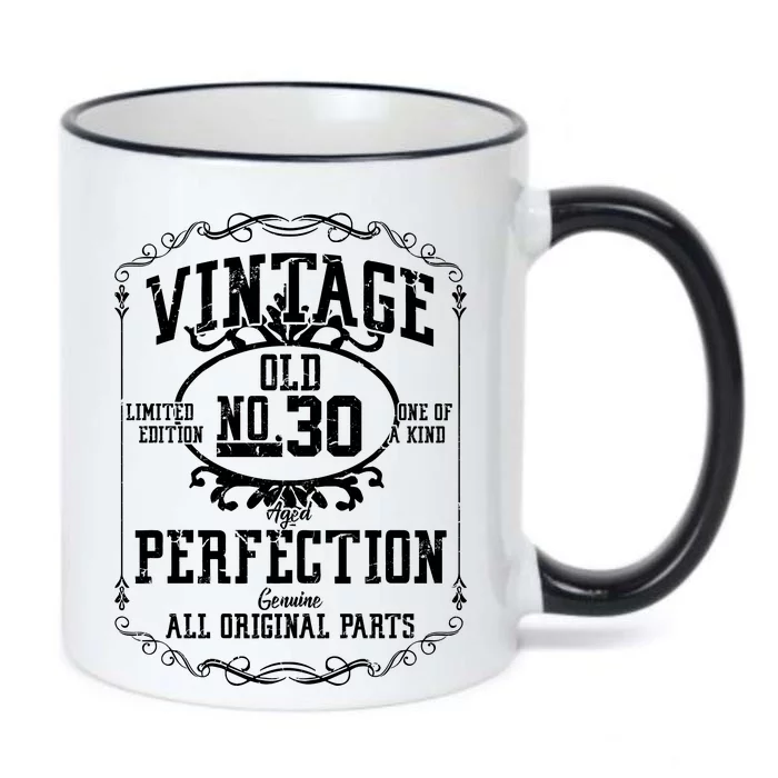 30th Birthday Genuine All Original Parts Black Color Changing Mug