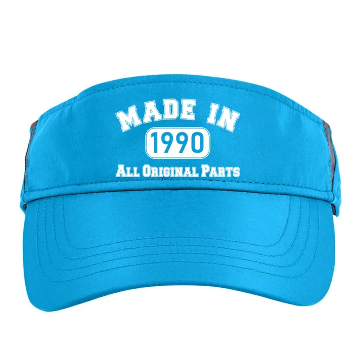 30th Birthday Made in 1990 All Original Parts Adult Drive Performance Visor