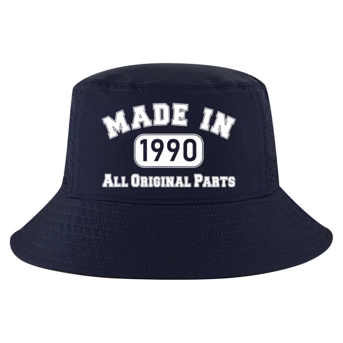 30th Birthday Made in 1990 All Original Parts Cool Comfort Performance Bucket Hat