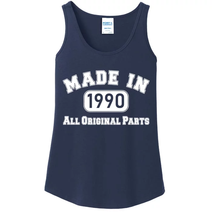 30th Birthday Made in 1990 All Original Parts Ladies Essential Tank