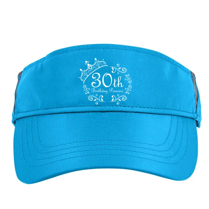 30th Birthday Princess Adult Drive Performance Visor