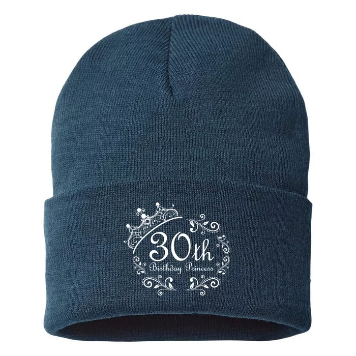 30th Birthday Princess Sustainable Knit Beanie