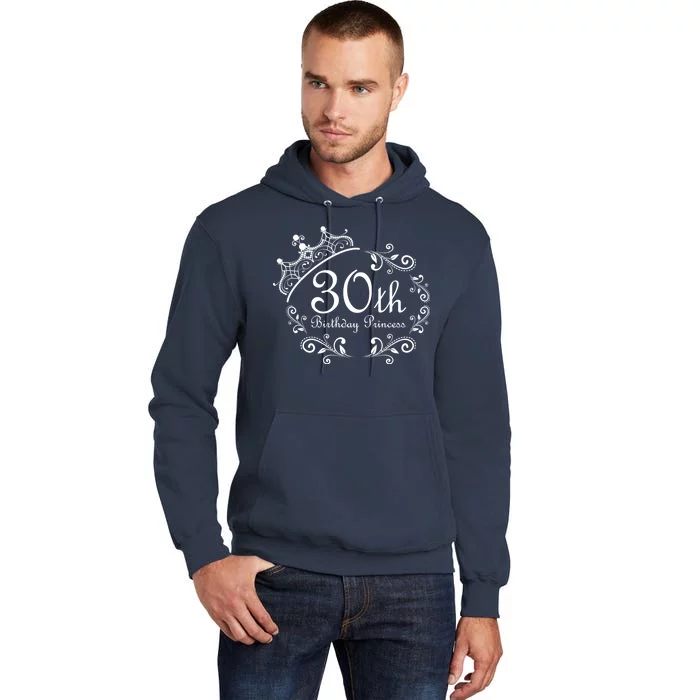 30th Birthday Princess Tall Hoodie