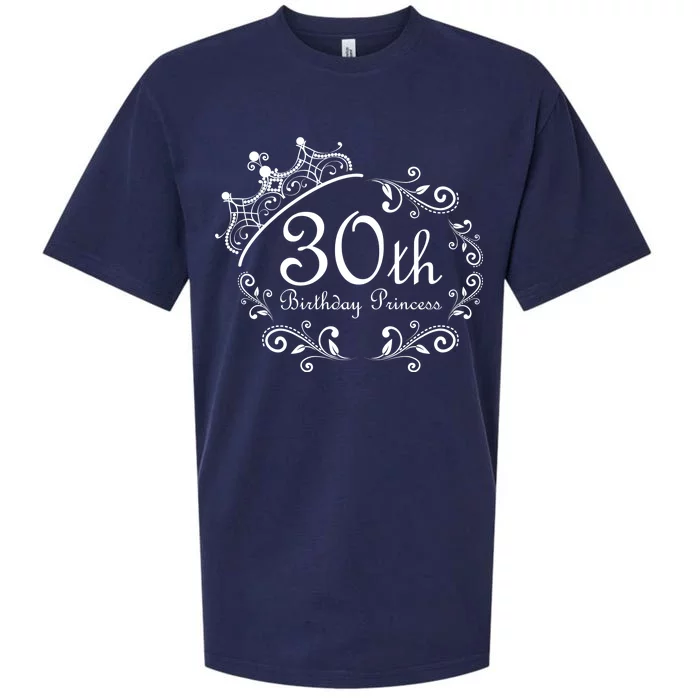 30th Birthday Princess Sueded Cloud Jersey T-Shirt